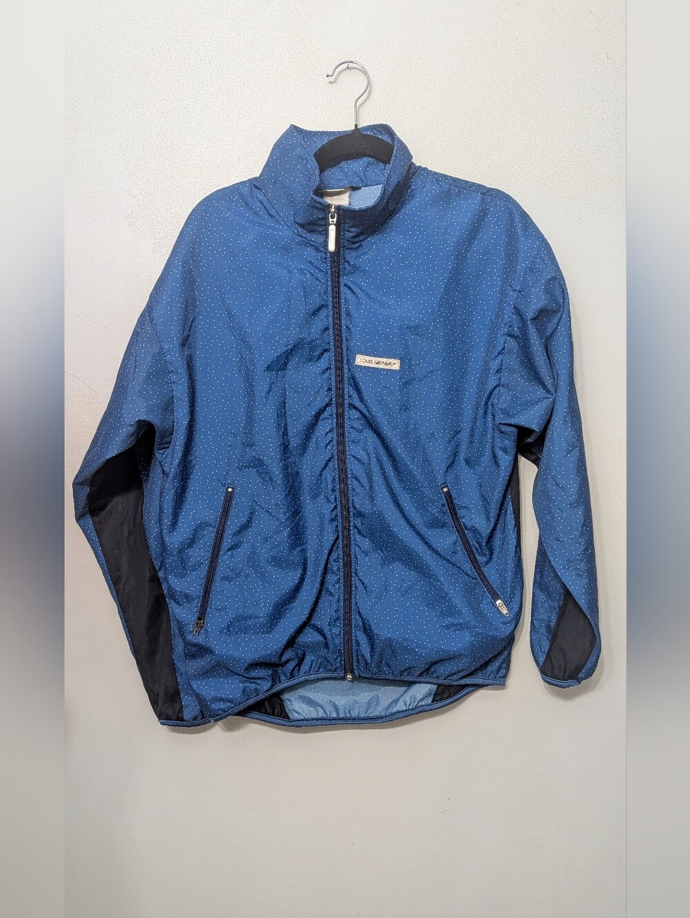 Louis Garneau Vintage 90s Men’s Blue Lightweight Windbreaker Jacket Unisex L